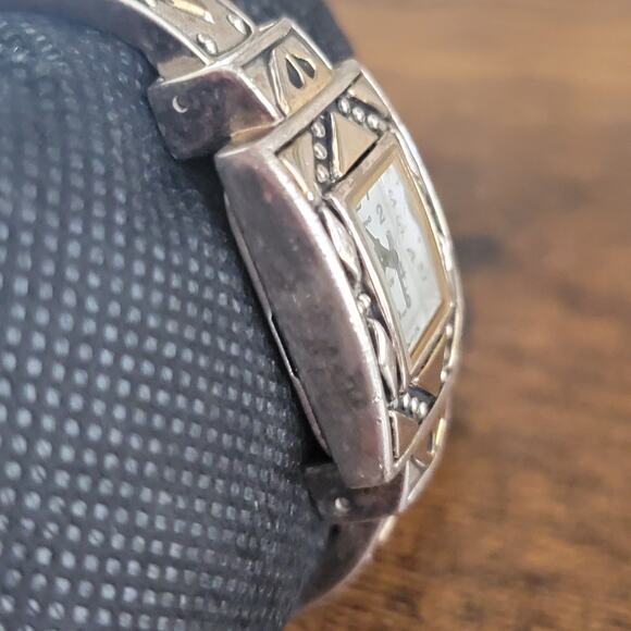 Vintage Watches Geneva Platinum Japan Quartz Art Deco Style Ladies Watch - Picture 8 of 10